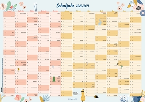 Der Schuljahres-Wandkalender 2020/2021 von Verlag an der Ruhr,  Redaktionsteam