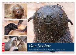 Der Seebär 2024 (Wandkalender 2024 DIN A3 quer), CALVENDO Monatskalender von Woyke,  Wibke