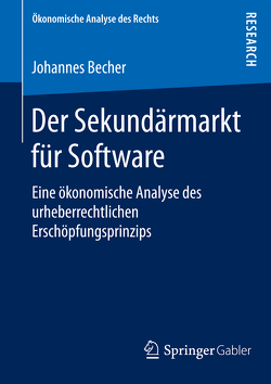 Der Sekundärmarkt für Software von Becher,  Johannes