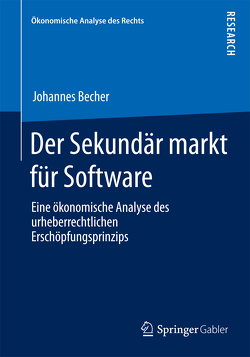 Der Sekundärmarkt für Software von Becher,  Johannes