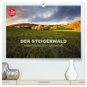 DER STEIGERWALD – Impressionen einer Landschaft (hochwertiger Premium Wandkalender 2024 DIN A2 quer), Kunstdruck in Hochglanz von Müther,  Volker