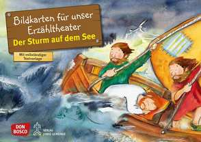 Der Sturm auf dem See. Kamishibai Bildkartenset. von Brandt,  Susanne, Lefin,  Petra, Nommensen,  Klaus-Uwe