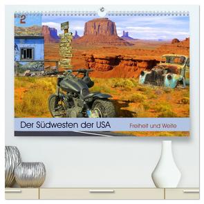 Der Südwesten der USA. Freiheit und Weite (hochwertiger Premium Wandkalender 2024 DIN A2 quer), Kunstdruck in Hochglanz von Stanzer,  Elisabeth