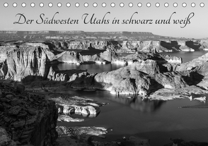 Der Südwesten Utahs in schwarz und weiß (Tischkalender 2021 DIN A5 quer) von Hitzbleck,  Rolf