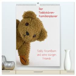 Der Teddybären-Familienplaner (hochwertiger Premium Wandkalender 2024 DIN A2 hoch), Kunstdruck in Hochglanz von KramBam.de,  KramBam.de
