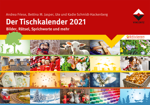 Der Tischkalender 2021 von Friese,  Andrea, Jasper,  Bettina M., Schmidt-Hackenberg,  Kadie