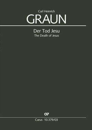 Der Tod Jesu (Klavierauszug) von Graun,  Carl Heinrich