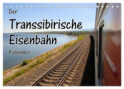Der Transsibirische Eisenbahn Kalender (Tischkalender 2024 DIN A5 quer), CALVENDO Monatskalender von Blümm,  Florian