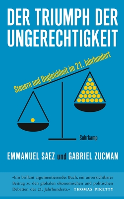 Der Triumph der Ungerechtigkeit von Lachmann,  Frank, Saez,  Emmanuel, Zucman,  Gabriel