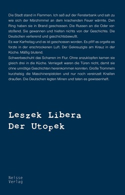 Der Utopek von Joachimsthaler,  Jürgen, Libera,  Leszek