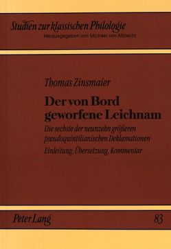 Der von Bord geworfene Leichnam von Zinsmaier,  Thomas