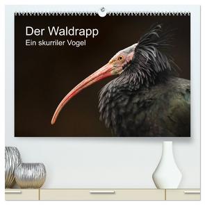 Der Waldrapp – Ein skurriler Vogel (hochwertiger Premium Wandkalender 2024 DIN A2 quer), Kunstdruck in Hochglanz von the Snow Leopard,  Cloudtail