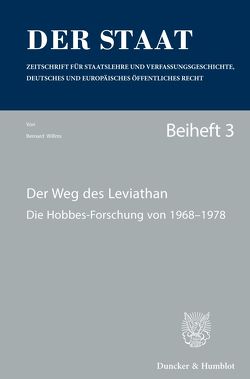 Der Weg des Leviathan. von Böckenförde,  Ernst-Wolfgang, Willms,  Bernard