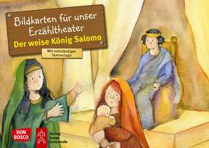 Der weise König Salomo. Kamishibai Bildkartenset. von Hartmann,  Frank, Lefin,  Petra