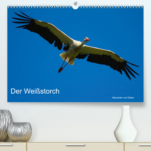 Der Weißstorch (Premium, hochwertiger DIN A2 Wandkalender 2023, Kunstdruck in Hochglanz) von von Düren,  Alexander