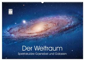 Der Weltraum. Spektakuläre Gasnebel und Galaxien (Wandkalender 2024 DIN A2 quer), CALVENDO Monatskalender von Stanzer,  Elisabeth