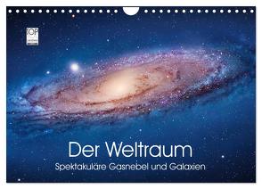 Der Weltraum. Spektakuläre Gasnebel und Galaxien (Wandkalender 2024 DIN A4 quer), CALVENDO Monatskalender von Stanzer,  Elisabeth