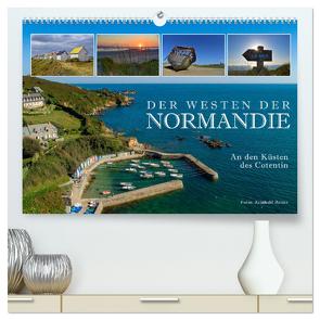 Der Westen der Normandie – An den Küsten des Cotentin (hochwertiger Premium Wandkalender 2024 DIN A2 quer), Kunstdruck in Hochglanz von Ratzer,  Reinhold