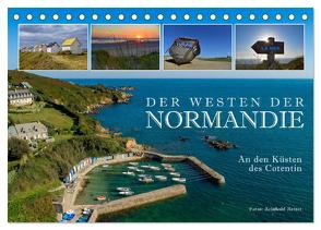 Der Westen der Normandie – An den Küsten des Cotentin (Tischkalender 2024 DIN A5 quer), CALVENDO Monatskalender von Ratzer,  Reinhold