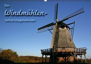 Der Windmühlen-Geburtstagskalender (Wandkalender immerwährend DIN A2 quer) von Berg,  Martina