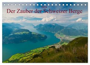 Der Zauber der Schweizer Berge (Tischkalender 2024 DIN A5 quer), CALVENDO Monatskalender von studio-fifty-five,  studio-fifty-five