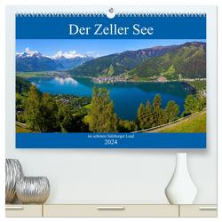 Der Zeller See im schönen Salzburger Land (hochwertiger Premium Wandkalender 2024 DIN A2 quer), Kunstdruck in Hochglanz von Kramer,  Christa