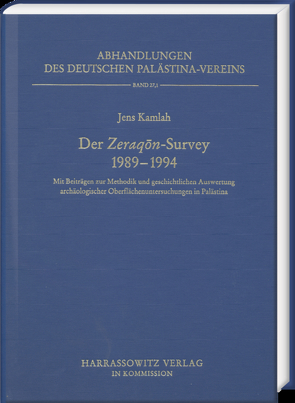 Der Zeraqon-Survey 1989-1994 von Kamlah,  Jens