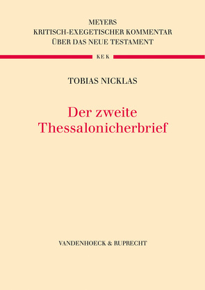 Der Zweite Thessalonicherbrief von Koch,  Dietrich-Alex, Nicklas,  Tobias