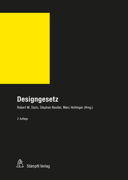 Designgesetz (DesG) von Beutler,  Stephan, Hottinger,  Marc, Stutz,  Robert