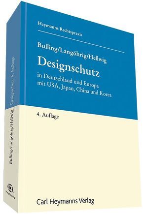 Designschutz von Bulling,  Alexander, Hellwig,  Tillmann, Langöhrig,  Angelika