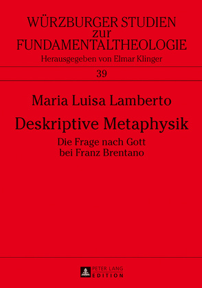 Deskriptive Metaphysik von Lamberto,  Maria Luisa