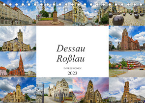 Dessau Roßlau Impressionen (Tischkalender 2023 DIN A5 quer) von Meutzner,  Dirk