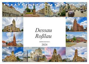 Dessau Roßlau Impressionen (Tischkalender 2024 DIN A5 quer), CALVENDO Monatskalender von Meutzner,  Dirk