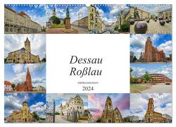 Dessau Roßlau Impressionen (Wandkalender 2024 DIN A2 quer), CALVENDO Monatskalender von Meutzner,  Dirk
