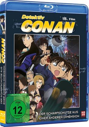 Detektiv Conan – 18. Film: Der Scharfschütze aus einer anderen Dimension – Blu-ray von Shizuno,  Kobun