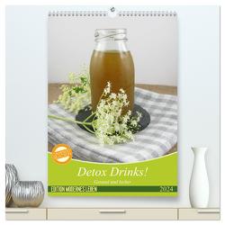Detox Drinks! Gesund und lecker (hochwertiger Premium Wandkalender 2024 DIN A2 hoch), Kunstdruck in Hochglanz von Rau,  Katharina