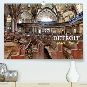 Detroit – Modern Ruins (Premium, hochwertiger DIN A2 Wandkalender 2021, Kunstdruck in Hochglanz) von Kersten,  Peter