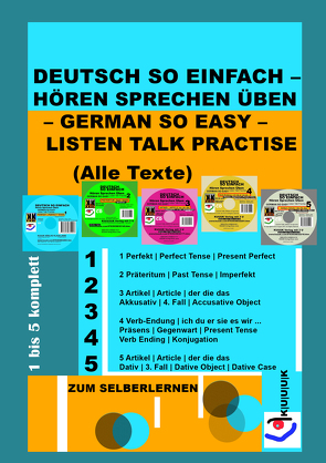 Deutsch So Einfach – Hören Sprechen Üben – German So Easy – Listen Talk Practise (Alle Texte) von Jans,  Klaus