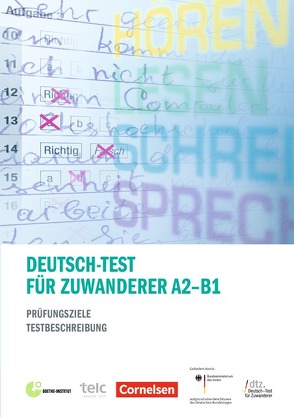 Deutsch-Test für Zuwanderer – Prüfungsziele / Testbeschreibung – A2-B1 von Perlmann-Balme,  Michaela, Plassmann,  Sybille, Zeidler,  Beate