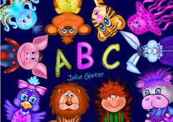 Deutsch Tier ABC Alphabet von Ginter,  Julia