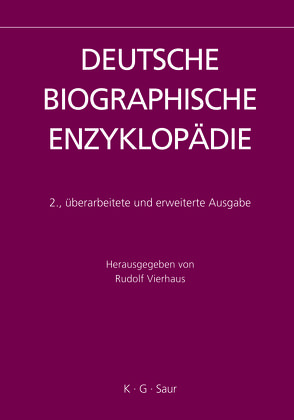 Deutsche Biographische Enzyklopädie (DBE) / Nachträge / Personenregister von Vierhaus,  Rudolf