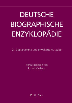 Deutsche Biographische Enzyklopädie (DBE) / Poethen – Schlüter von Vierhaus,  Rudolf