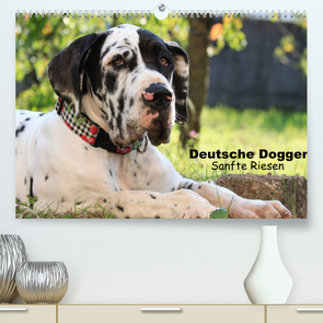 Deutsche Doggen – Sanfte Riesen (Premium, hochwertiger DIN A2 Wandkalender 2022, Kunstdruck in Hochglanz) von Reiß-Seibert,  Marion