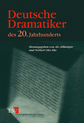Deutsche Dramatiker des 20. Jahrhunderts von Allkemper,  Alo, Eke,  Norbert Otto