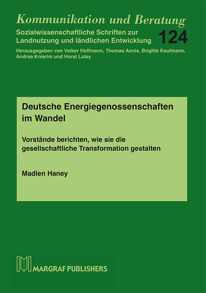Deutsche Energiegenossenschaften im Wandel von Haney,  Madlen