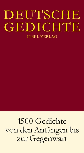 Deutsche Gedichte in einem Band von Simm,  Hans-Joachim