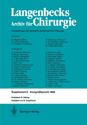 Deutsche Gesellschaft für Chirurgie von Häring,  Rudolf, Ungeheuer,  Edgar