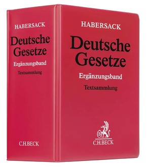 Deutsche Gesetze Ergänzungsband von Habersack,  Mathias