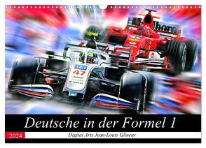 Deutsche in der Formel 1 (Wandkalender 2024 DIN A3 quer), CALVENDO Monatskalender von Glineur,  Jean-Louis