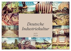 Deutsche Industriekultur (Wandkalender 2024 DIN A4 quer), CALVENDO Monatskalender von Ott,  Anja
